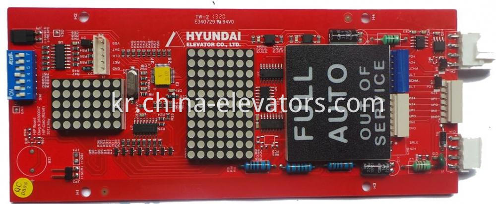 Red HIP Board for Hyundai Elevators 26300047